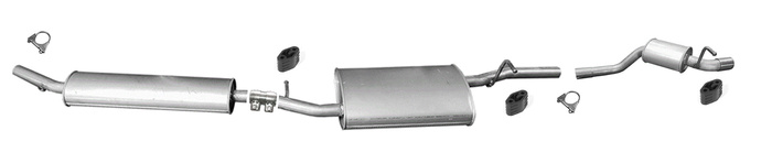 Auspuff für DACIA DUSTER HS 1.6 16V SCe 4x4 Auspuffanlage