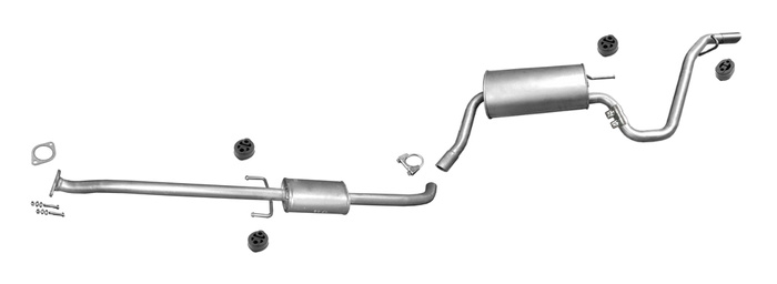 Auspuff für KIA PRO CEE'D 1.4 1.6 2006-2009 Auspuffanlage