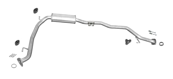 Mittelschalldämpfer für HONDA CITY IV 1.3 1.4 82PS 2005-2009 Auspuff