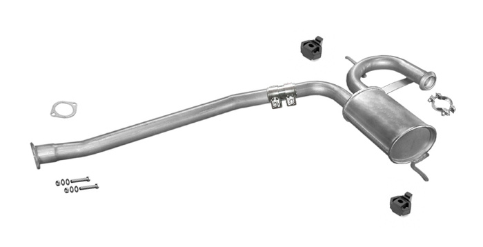 Mittelschalldämpfer RENAULT R19 1.9 TD 1.7 1.8 88-96 Auspuff