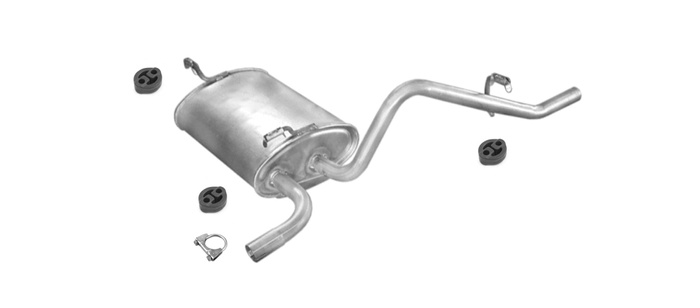 Endschalldämpfer für DAEWOO MATIZ 0.8 51PS 1998-08.2000 Auspuff