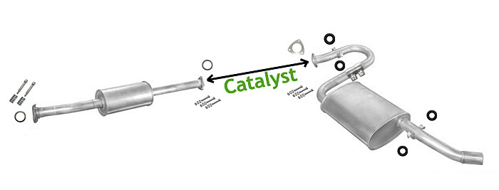 Auspuff CITROEN JUMPER 2.5 D Auspuffanlage