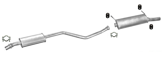 Auspuff CITROEN XSARA 1.9 TD 2.0 HDI Schrägheck Coupe 97-00 Auspuffanlage