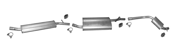 Auspuff für RENAULT DUSTER 2.0 / DACIA DUSTER 1.6 4x4 2010-2018 Auspuffanlage