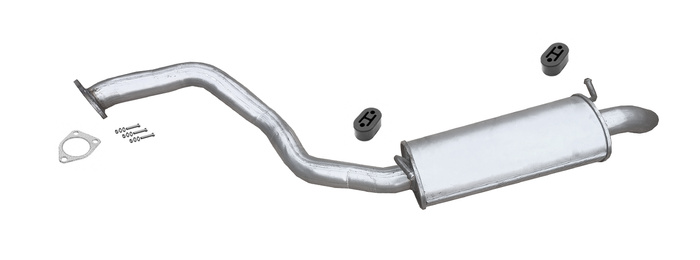 Endschalldämpfer für MITSUBISHI PAJERO 3.2 DID LWB-lange 2000-2010 Auspuff