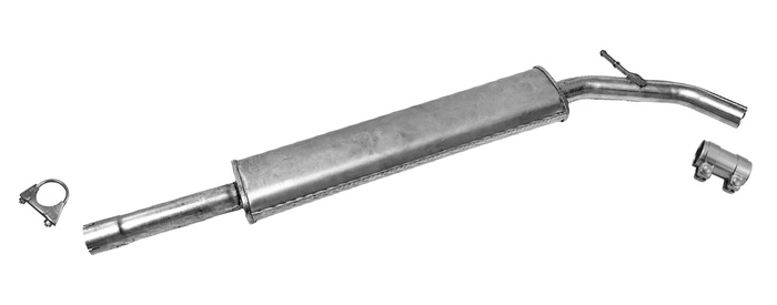 Mittelschalldämpfer für RENAULT MEGANE IV 1.2 Schrägheck Auspuff Mitteltopf