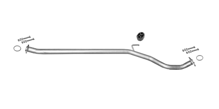 Rohr für NISSAN MICRA MK III 1.5 dCi 82PS Auspuff Mittelrohr