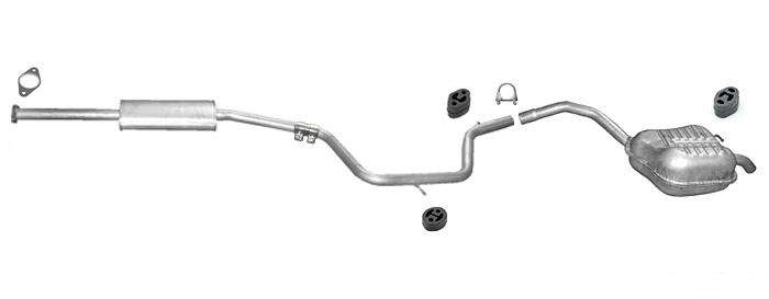 Auspuff FORD MONDEO MK4 1.6 TI 2.0 GALAXY II 2.0 S-MAX I 2.0 Auspuffanlage