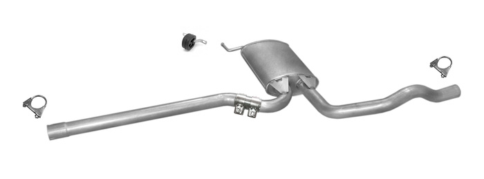 Mittelschalldämpfer für VW PASSAT B5 B5.5 1.9 TDI 1999-2005 Mitteltopf