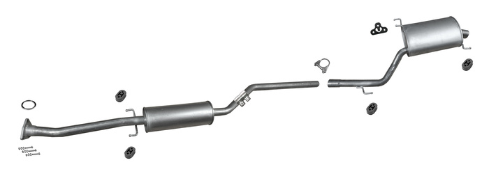 Auspuff für HONDA ACCORD VIII (CU) (CW) 2.0 Stufenheck Kombi Auspuffanlage