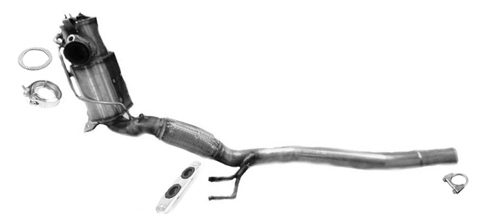 DPF für VW CADDY III IV, GOLF VI, PLUS , JETTA IV 1.6 2.0 TDi Auch Kombi Auspuff