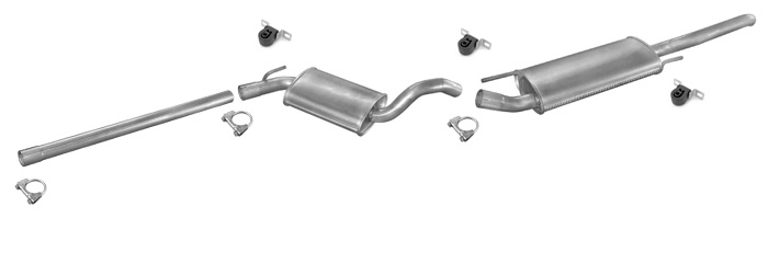 Auspuff für VW VENTO 1.9 TD 75PS 1993-1998 Auspuffanlage