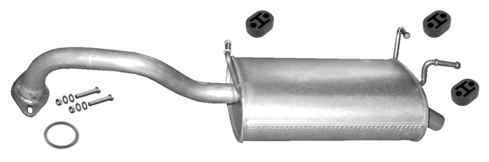 Endschalldämpfer für NISSAN PRIMERA (P12) 1.8 2002-2007 Auspuff Endtopf