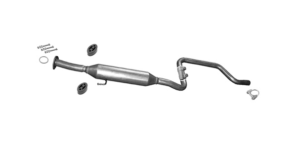 Mittelschalldämpfer für HONDA ACCORD VII 2.2 CTDI 140PS Kombi Auspuff