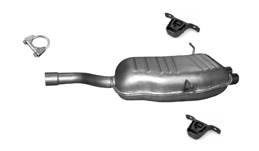 Endschalldämpfer für BMW 3 E46 320i 323i 328i Auspuff