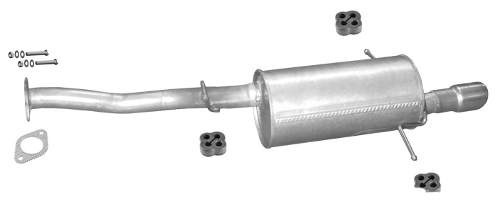 Endschalldämpfer SUBARU FORESTER (SF) 2.0 S TURBO 1998-2002 Auspuff