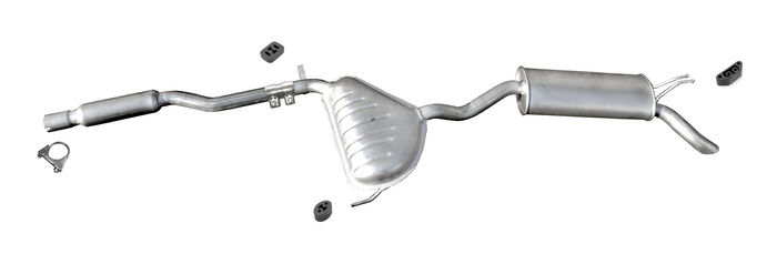 Auspuff FIAT BRAVA / BRAVO (182) 1.6 16V 12.1998-2001 Auspuffanlage