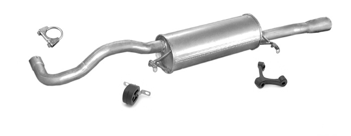 Endschalldämpfer AUDI A4 1.6 Stufenheck Kombi Avant 11.1994-09.2001 Auspuff