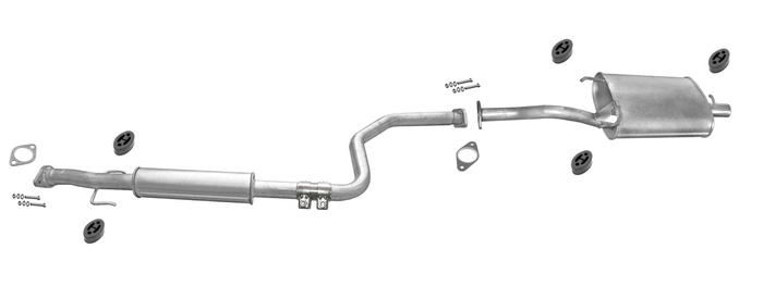 Auspuff ROVER 45 (RT) 1.8 / MG ZS 120 Schrägheck Auspuffanlage