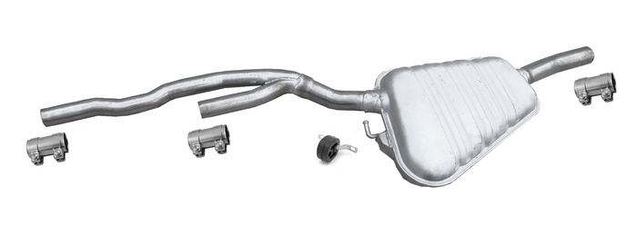 Mittelschalldämpfer für AUDI A4 B5 2.5 TDi 2.4 2.6 2.8 Quattro 1995-2001 Auspuff