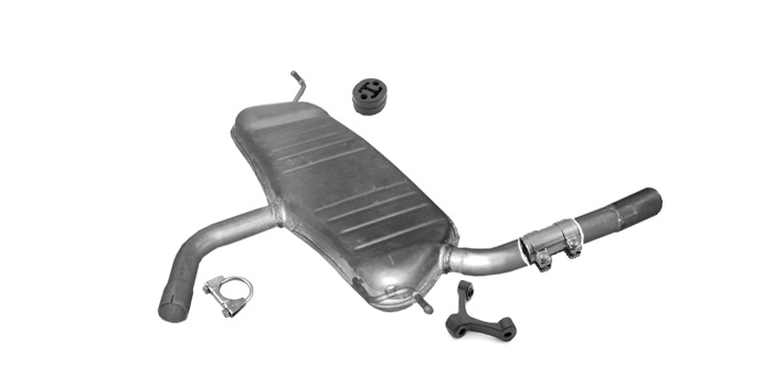 Endschalldämpfer für Seat Altea XL Toledo 1.6 2004-2013 Auspuff