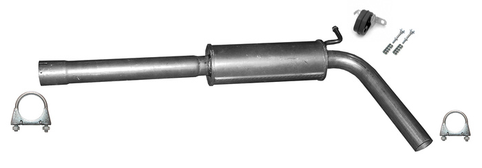 Mittelschalldämpfer für SEAT IBIZA 4 & VW POLO 5 6R 1.2 TSI Auspuff Mitteltopf