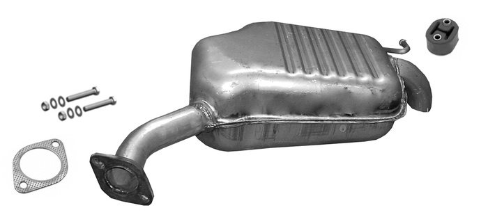 Endschalldämpfer für Hyndai i40 CW 1.7 CRDi & ix35 Stufenheck Auspuff Endtopf