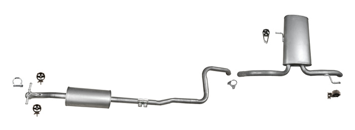 Auspuff für PEUGEOT 308 II 1.2 THP 2013-2021 Auspuffanlage