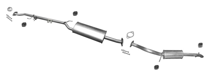 Auspuff für FORD MAVERICK 2.0 Auspuffanlage