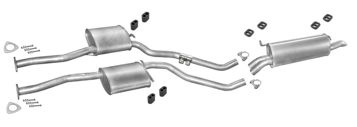 Auspuff OPEL OMEGA A 2.6 3.0 12V 24V Kombi Caravan Auspuffanlage