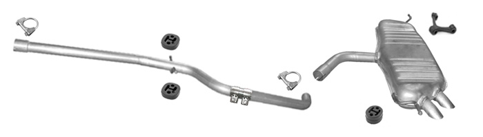 Auspuff VW GOLF PLUS 1.9 TDI Auspuffanlage