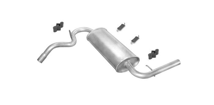 Endschalldämpfer für LADA NIVA 1.7 80PS Ab 1997 Auspuff Endtopf