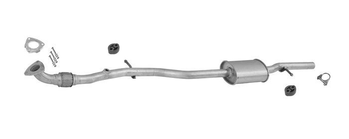 Mittelschalldämpfer für OPEL AGILA (A) 1.2 16V Auspuff