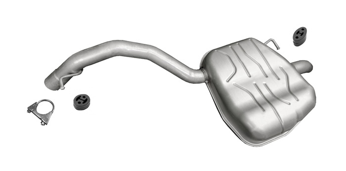 Endschalldämpfer für VOLVO S80 V70 XC70 D3 D4 D5 2.0 2.4 auch AWD 07-16 Auspuff