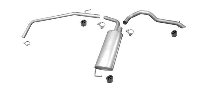 Auspuff für RENAULT TRAFIC II 2.0 2.5 CDTI SWB Auspuffanlage