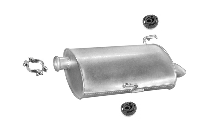 Endschalldämpfer für PEUGEOT 206 SW 1.6 HDi 2.0 HDi ab 2002 Auspuff