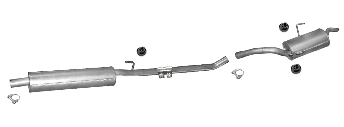 Auspuff CITROEN JUMPY I 2.0 HDI LWB-Lang 05.2005-2006 Auspuffanlage