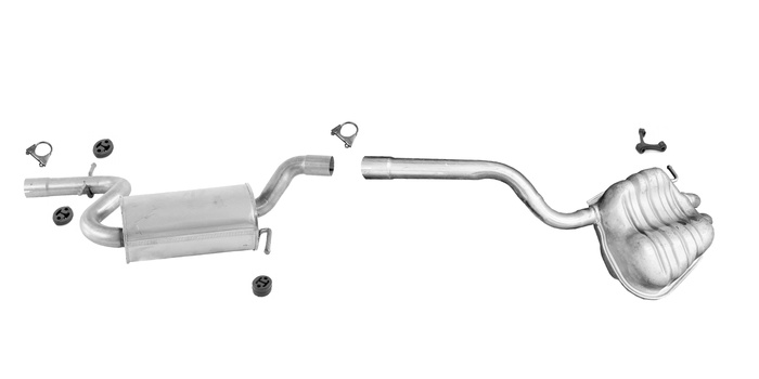 Auspuff für VW GOLF 5 & JETTA 3 1.4 TSi 2.0 FSi Kombi Stufenheck Auspuffanlage