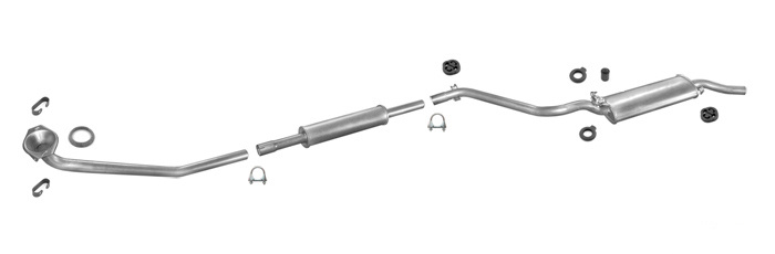 Auspuff VW GOLF 2 II 1.6 D Diesel 54PS 1983-1991 Auspuffanlage