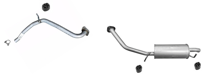 Auspuff für Toyota AURIS 1.8 Hybrid 2010-2012 Auspuffanlage