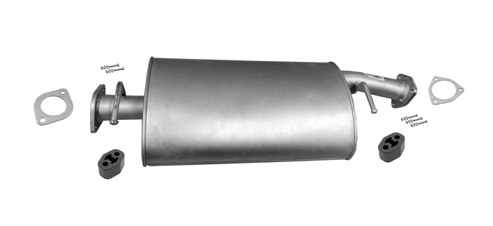 Mittelschalldämpfer für LAND ROVER DISCOVERY II 2.5 Td5 TD 4x4 Auspuff