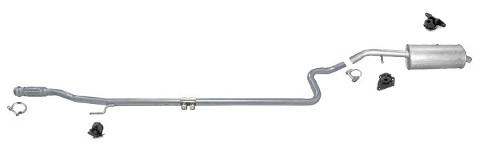 Auspuff PEUGEOT 1007 1.4 HDI 2005-2010 Auspuffanlage