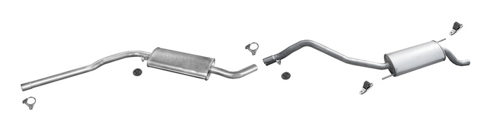 Auspuff VW T4 TRANSPORTER IV 1.9 TD 68PS SWB-Kurz 1992-1995 Auspuffanlage