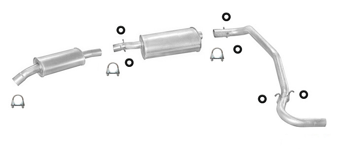 Auspuff CITROEN C25 1.9 2.5 TD Turbo Diesel Auspuffanlage