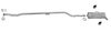 Auspuff für CITROEN SAXO 1.1 1.4 2000-2004 Auspuffanlage