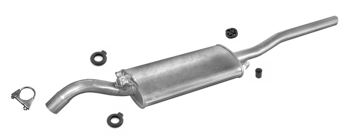 Endschalldämpfer für VW Jetta II 1.8 1989-10.1991 Auspuff Endtopf