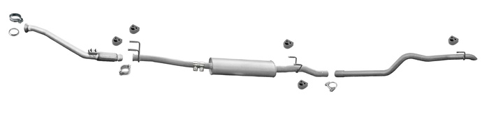 Auspuff für MERCEDES SPRINTER 2.2 CDI (906) SWB für ohne DPF/KAT Auspuffanlage