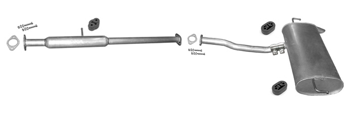 Auspuff für HYUNDAI ix35 2.0 163 PS Auspuffanlage