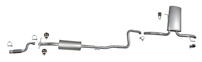 Auspuff +Rohr für PEUGEOT 308 II 1.2 THP 2013-2021 Auspuffanlage