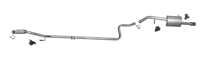 Auspuff für CITROEN C3 / DS3 1.4 HDI 8V 68PS 2010-2016 Auspuffanlage